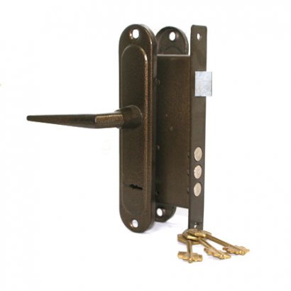 Замок врезной БИФ-0007*3-ЛК (прав.) подпруж.