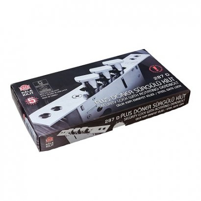 Замок врезной KALE KILIT 287D-BS60-CP-(SP)-STB 287D0000003