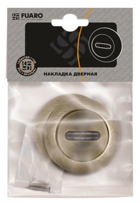 Накладка на сувальдный замок SC.R.RM54 (SC RM) SN/CP-3 матовый никель/хром