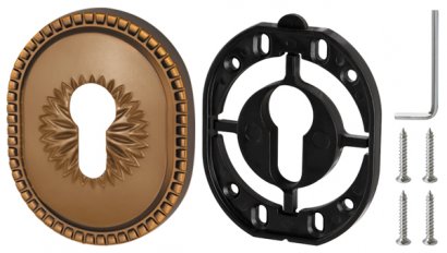 Накладка на цилиндр ESC.C.CL/OV (ET-DEC CL) BB-17 коричневая бронза