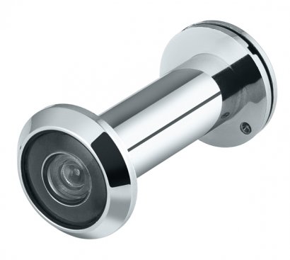 Глазок дверной, оптика пластик DV-3/90-50/P (DVP3/NEW) CP хром