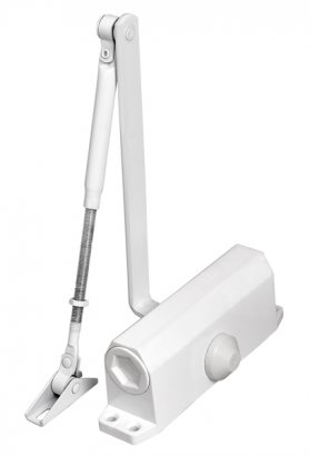 Доводчик дверной SDC2040 WH 55-80 кг (белый)