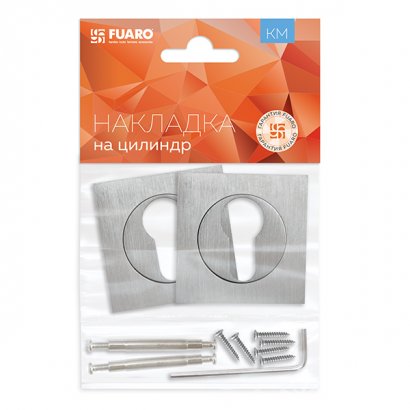 Накладка под цилиндр ET.K.KM52 (ET KM) SSC-16 сатинированный хром