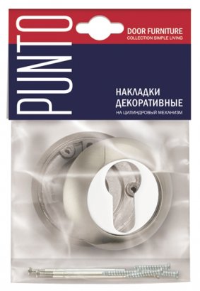 Накладка под цилиндр ET.R.TL54 (ET TL) SSC-16 сатинированный хром