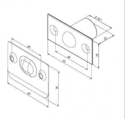 Шариковый фиксатор METLB-15 ( LB-15) CP хром