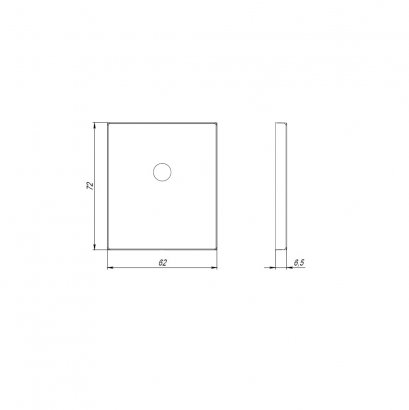 Накладка на шток цилиндра ESC.O.USS/K (BK Protector/USS) SN матовый никель