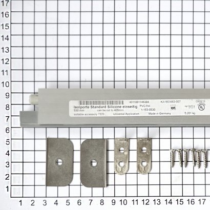 Порог автоматический Athmer Isolporte Standard Silicone single (Серебристый) L=1230мм