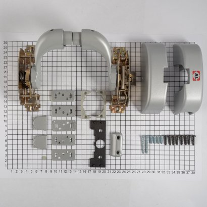 Механизм системы "антипаника" накладной DOORLOCK PD900FR, серебристый