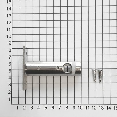 Задвижка дверная DOORLOCK 160/8, матовый никель