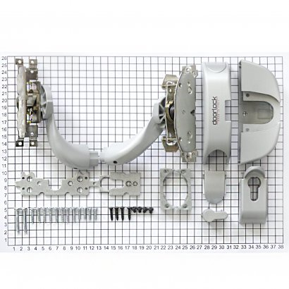 Механизм системы "антипаника"  DOORLOCK PD910FR-BAR PZ72мм, серебристый