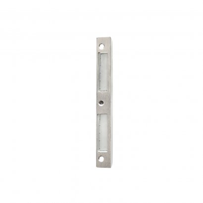 Запорная планка DOORLOCK SBK M, симметричная, для дверей с фальцем, для замков DIN стандарта, пластиковый карман,полированная латунь