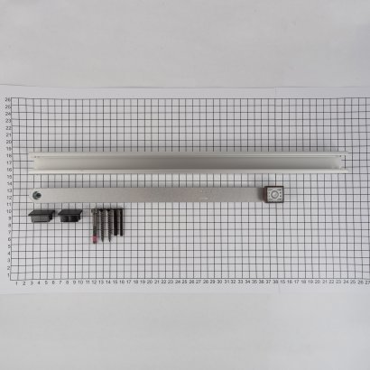 Тяга скользящая для GEZE TS5000/TS3000BG коричневая, монтаж на стороне противоположной петлям