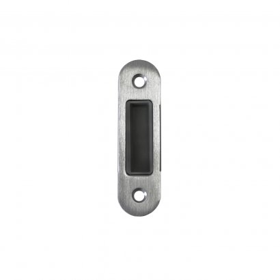 Запорная планка DOORLOCK SP430RP MCR, симметричная, для дверей с фальцем, пластиковый карман, матовый хром