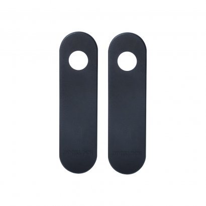 Накладки пластиковые на дверные ручки DOORLOCK V S38KP/F без отверстия под цилиндр, черная