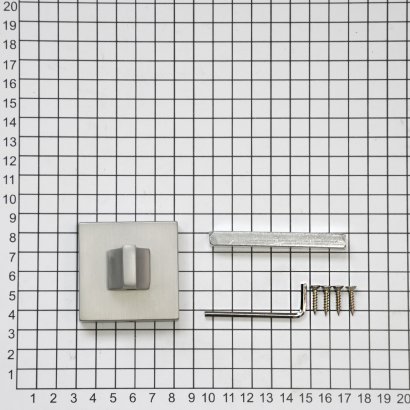 Поворотная кнопка DOORLOCK TK08 8*8 мм, 45 мм, матовый никель