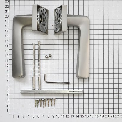 Ручка дверная DOORLOCK Stern Z17S, матовый никель