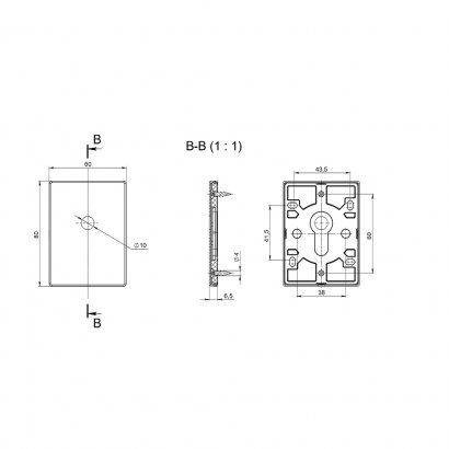 Накладка на шток цилиндра ESC.O.RL/K.486 (ESC 486-O RL) SSC сатинированный хром (1шт.)