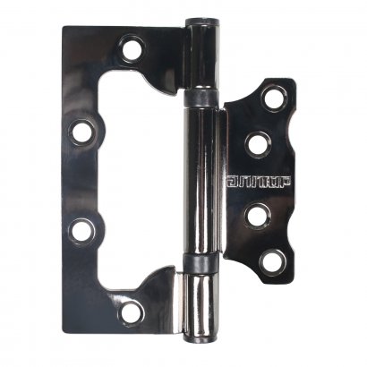 АЛЛЮР 100х75 2BB BN КОРОБКА 2,5мм черн.никель Петля накладная без врезки 2 шт