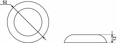 Накладка для ц/м АЛЛЮР АРТ ET-R1 SN(3282) мат.никель