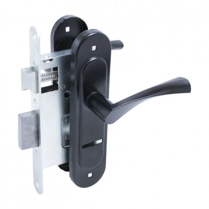 Птимаш ЗВ9-4.07 с пружиной черный Замок врезной с/руч