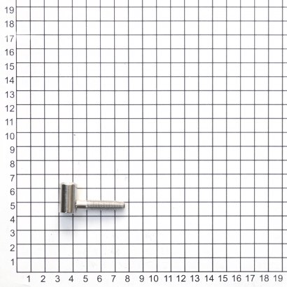 Дверная петля OTLAV 055 диаметр13мм (часть полотна), штыревая, никелированная