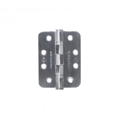 Дверная петля  DL H102/76/2B/R SSS карточная, матовая нержавеющая сталь