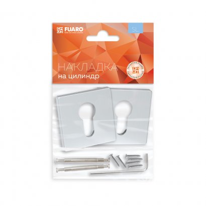 Накладка под цилиндр ET.K.SL52 (ET SL) BL-24 черный