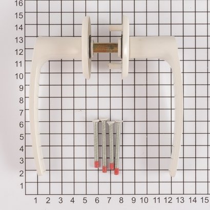 Ручка дверная DOORLOCK 16/006, белая