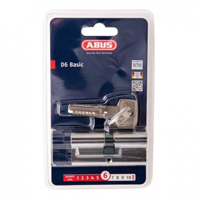 Цилиндровый механизм ABUS D6N 30/30 KD W/5 TL-KEYS C/BLISTER (81488)