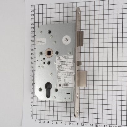 Замок дверной огнестойкий ECO SCHULTE GBS 90F, антипаник,  нержавеющая сталь