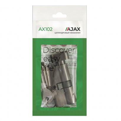 Цилиндровый механизм (AX102/60) AX1002Knob60 (25+10+25)/HD AB бронза 4Key с вертушкой