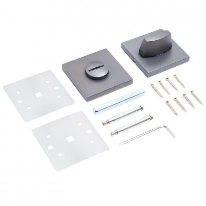 Сантехническая завертка к ручкам АЛЛЮР АРТ BK-S2 MBN(6140) графит