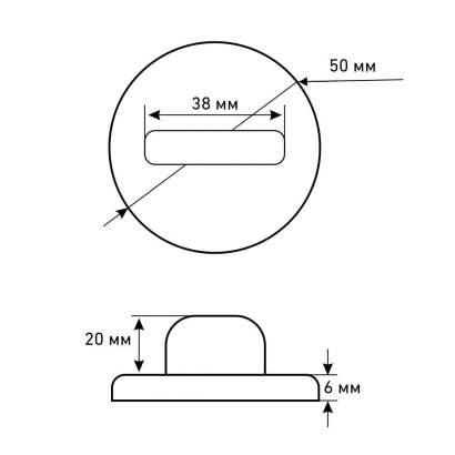 Сантехническая завертка к ручкам АЛЛЮР АРТ BK-R2 MSN(71180) итал. матовый никель
