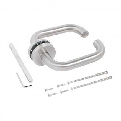 СТАНДАРТ 0203 SS (60-90) INOX нержавеющая сталь Комплект ручек