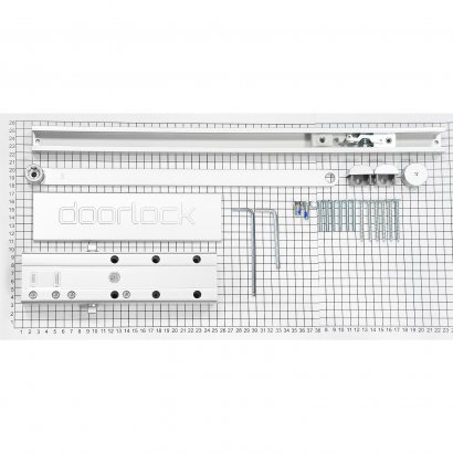 Дверной доводчик DOORLOCK DL345S EN 1-4 серебристый