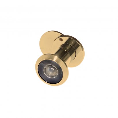 Глазок DOORLOCK VA16/35-60mm/200° PB, полированная латунь