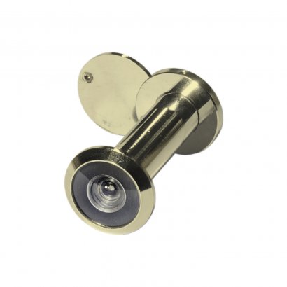 Глазок DOORLOCK VA16/60-100mm/200° PB, полированная латунь