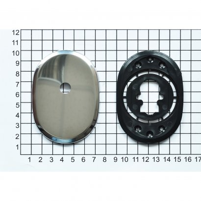 Ключевина под шток цилиндра DOORLOCK S01/S PSS (полированная нержавеющая сталь)