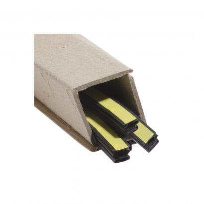 Комплект магнитного уплотнителя ИЛЬПЕА-САР на дверь (черный) 12.5x14.5 мм (3шт.по 2100мм) самоклеящийся, розничная упаковка