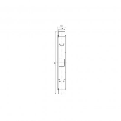 Петлевой базирующий элемент SIMONSWERK Tectus TE 540 3D A8 SZ, оцинкованный