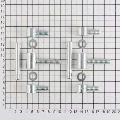 Дверная петля CEMOM DL EBP 705-0/22AX45AX22A 8005 штыревая, оцинкованная