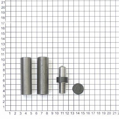 Дверная петля NF 129/2 каплевидная, без покрытия