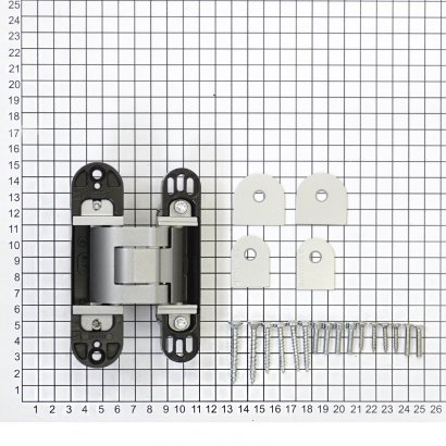 Дверная петля SIMONSWERK Tectus TE 311 3D FVZ 40 F1 скрытая, полиэфирное покрытие под матовый хром