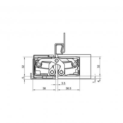 Дверная петля SIMONSWERK Tectus TE 540 3D скрытая, покрытие под нержавеющую сталь