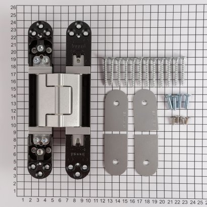 Дверная петля SIMONSWERK Tectus TE 540 3D F1 скрытая, полиэфирное покрытие под матовый хром