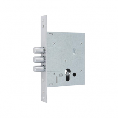 Замок дверной DOORLOCK 9257С, цилиндровый, хромированный