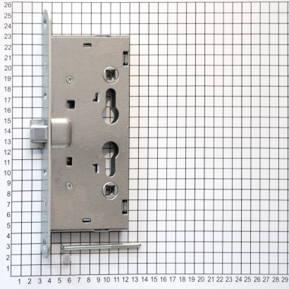 Замок дверной огнестойкий DOORLOCK V1901, антипаник,  оцинкованный