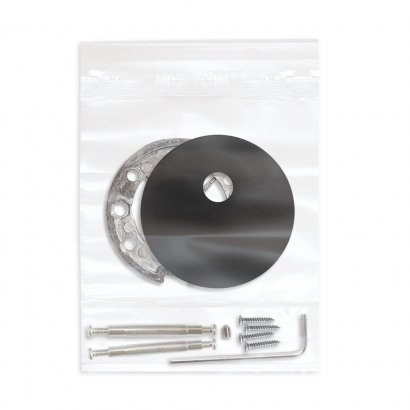 Накладка на шток цилиндра ESC.O.RLR/R.486 BL-24 черный (1шт.)