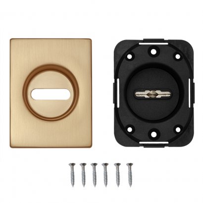 Накладка на сувальдный замок ESC.S-auto.RL/U/K.477 SSG-39 сатинированное золото 