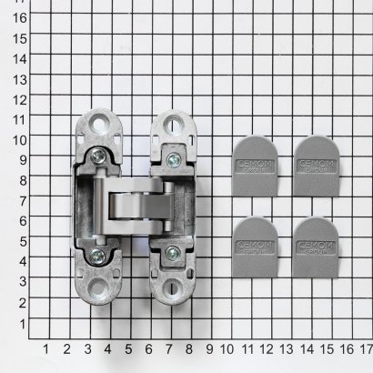 Дверная петля CEMOM ESTETIC W 978/A 3D скрытая, матовый хром